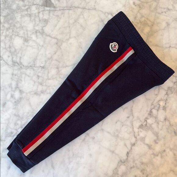 Moncler Other - Moncler Blue and Red Joggers with Sleek Design 2Y